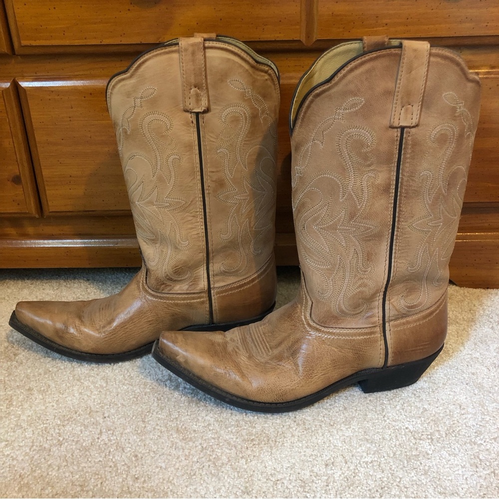 Women’s Smoke mountain Leather cowboy boots